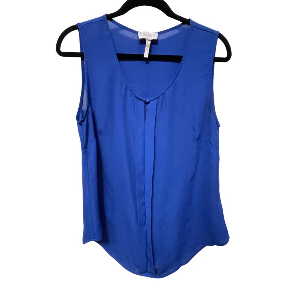 Adorable Blue Shift Top | Laundry by Shelli Segal